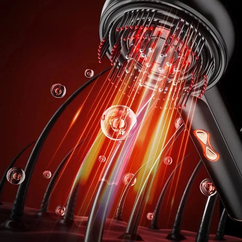 Souleux's 3-1 Red Light Therapy Scalp Massager | Hair Revival Brush