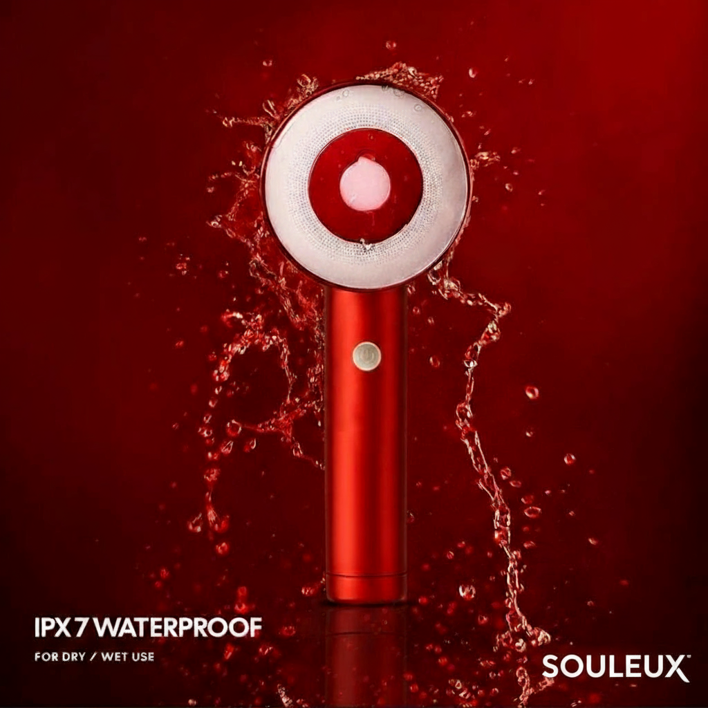 Souleux's 3-1 Red Light Therapy Scalp Massager | Hair Revival Brush